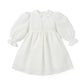 Abito Neonata Battesimo in organza e pizzo