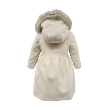 Cappotto con cappuccio pelliccia Colorichiari