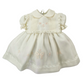 Abito Battesimale in organza seta e pizzo ricamo