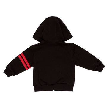 Felpa Baby aperta con cappuccio Logo GCDS