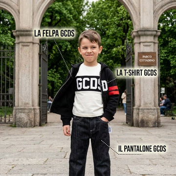 Jeans Baby Regular Logo Gcds