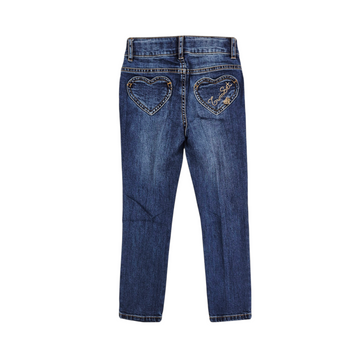 Jeans Bambina skinny tasca cuori