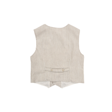Gilet Bambino in tessuto rigato