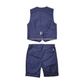 Gilet + bermuda bimbo in rasatello Paciotti