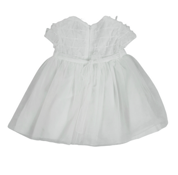 Vestito neonata Battesimale con fiocchetti