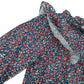 Blouse Bambina con volant stampa fiori
