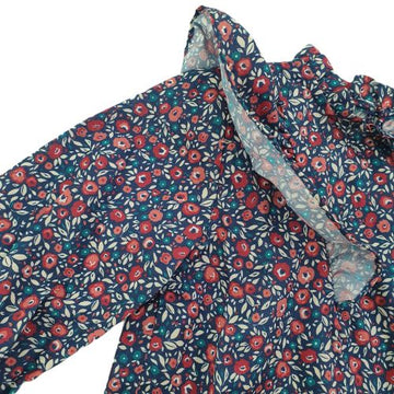 Blouse Bambina con volant stampa fiori