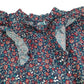 Blouse Bambina con volant stampa fiori