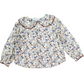 Blusa Bimba collo volant e rouches