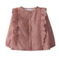 Blouse bimba stampa fiori con volant