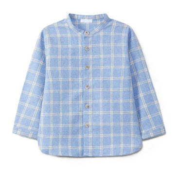 Camicia coreana a quadri Laranjinha