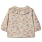 Blouse bimba stampa fiori collo punto smock