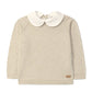 Pullover misto cashmere collo removibile