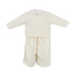 Completo battesimo neonato 4 pezzi