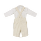 Completo battesimo neonato 4 pezzi