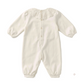 Pagliaccetto + cuffia neonata velluto raso