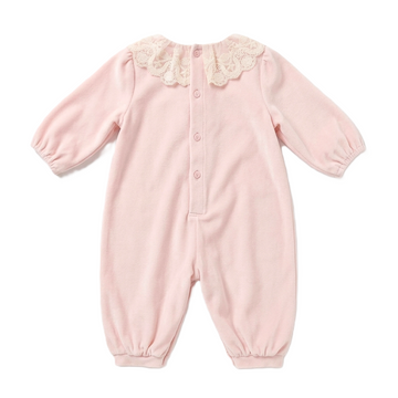 Pagliaccetto + cuffia neonata velluto raso