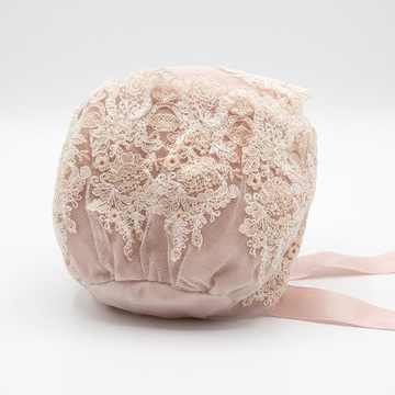 Pagliaccetto + cuffia neonata velluto raso