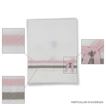 Lenzuolino culletta con fiocchetto