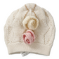 Set nascita neonata con fiore 3D