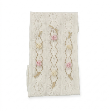 Set nascita neonata con fiore 3D