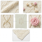 Set nascita neonata con fiore 3D