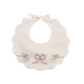 Bavetta in cotone ricamo roselline