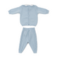 Completo lana neonato con trecce