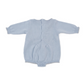 Pagliaccetto lana con punto smock e ricamo