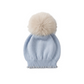 Set nascita lana con punto smock e roselline
