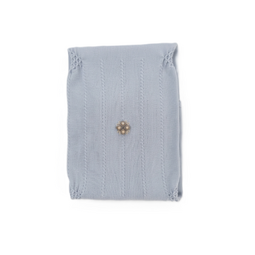 Set nascita in lana pagliaccetto punto smock