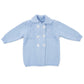 Cappottino neonato punto smock doppio petto