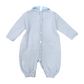 Tutina in lana con ricamo punto smock Ladia