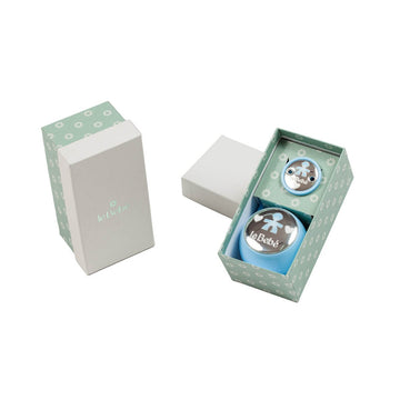 Portaciuccio Rosa con catenina Duo argento