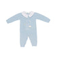 Tutina neonato misto lana intarsio "Teddy"