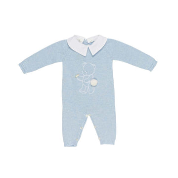 Tutina neonato misto lana intarsio 