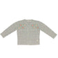 Cardigan Bimba misto lana con roselline