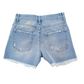Shorts Girl vintage con frange
