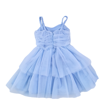 Abito bimba in tulle con balze