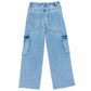 Jeans Girl con tasconi cargo