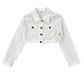 Giubbino corto Girl in cotone denim