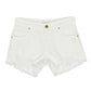 Shorts bimba in cotone denim