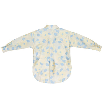 Camicia Girl in tessuto broccato