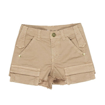 Shorts Girl cargo cotone denim