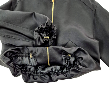 Giubbino girl bomber con coulisse