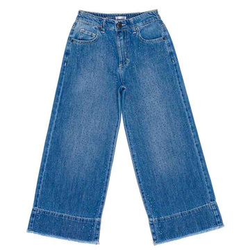 Jeans Girl Baggy con strass