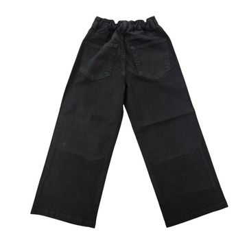 Pantalone Baggy Girl denim con strass