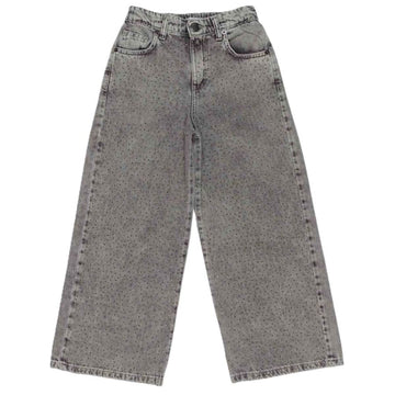 Jeans Girl denim con strass