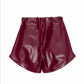 Shorts Girl in ecopelle
