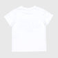T-shirt m/c Girl in jersey con stampa